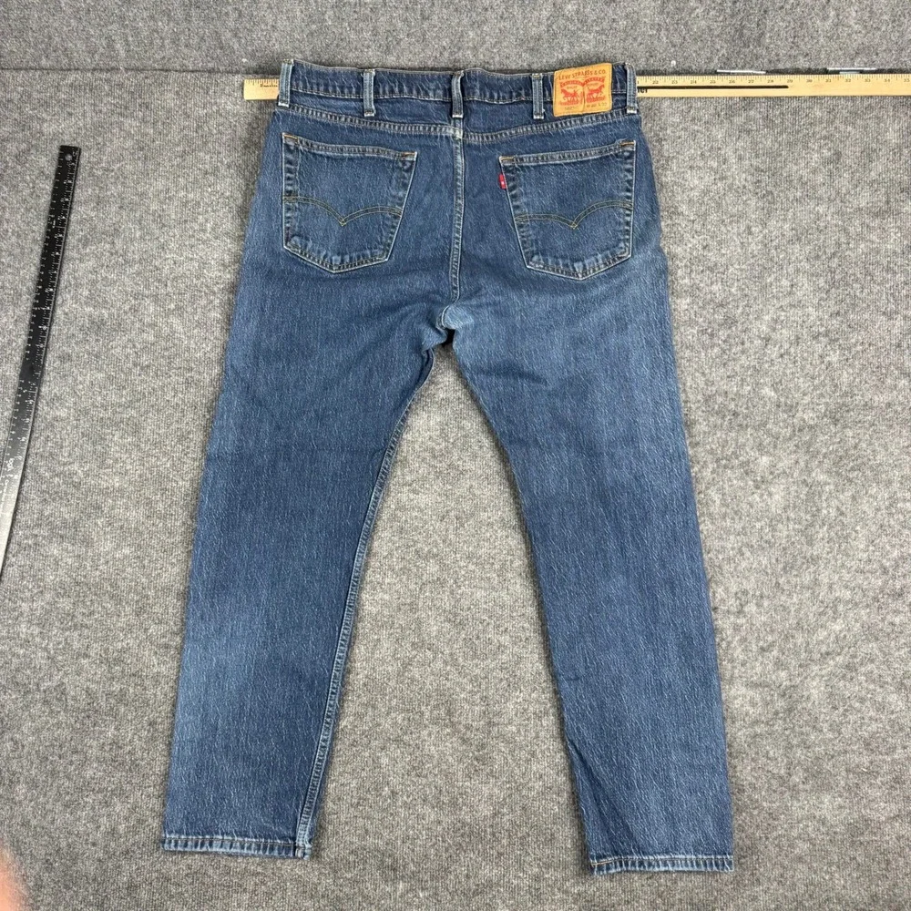 Levi's Jeans Mens Size 40x32 Blue 502 Regular Taper Lyocell Blend Medium Wash